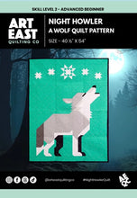 Load image into Gallery viewer, Night Howler - A Wolf Quilt Pattern
