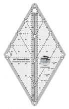 Load image into Gallery viewer, Creative Grids 60 Degree Diamond Ruler - Mini

