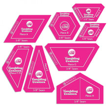 Load image into Gallery viewer, SD - Tumbling Cosmos Pattern and Paper Pieces &amp; Templates
