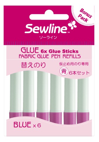 Water Soluble Glue Refill Blue 6pk