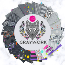 Load image into Gallery viewer, Tula Pink Graywork + Graywork True Color - Fat Quarter Bundle
