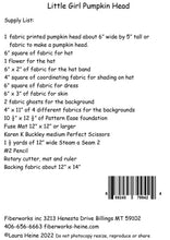 Load image into Gallery viewer, Little Girl Pumpkin Head Collage Pattern
