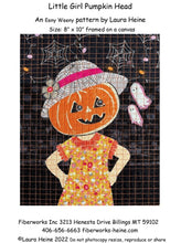 Load image into Gallery viewer, Little Girl Pumpkin Head Collage Pattern
