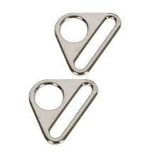 Load image into Gallery viewer, Triangle Ring Flat 1-1/2in -  Nickel - 2ct
