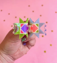 Load image into Gallery viewer, Mini Quilt Hair Claw
