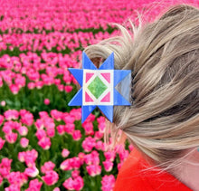 Load image into Gallery viewer, Quilt Hair Claw
