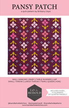 Load image into Gallery viewer, Pansy Patch Quilt Pattern
