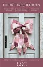 Load image into Gallery viewer, The Big Giant Quilted Bow
