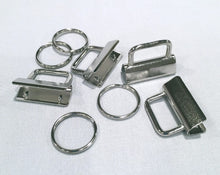 Load image into Gallery viewer, Key Fob Hardware - 1.25in. - Nickel

