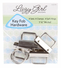 Load image into Gallery viewer, Key Fob Hardware - 1.25in. - Nickel
