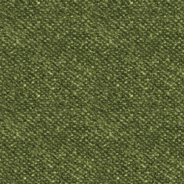 Woolies Flannel - Nubby Tweed - Green - 1/2yd
