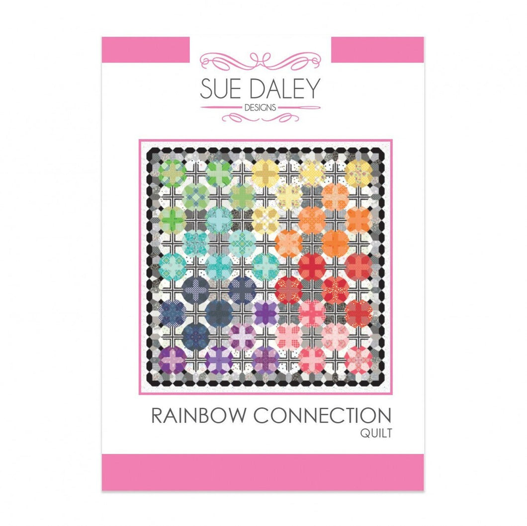 Rainbow Connection Quilt Pattern with Papers and Templates