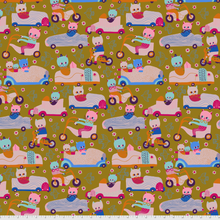 Load image into Gallery viewer, Just Kitten Around - Cat Race - Autumn - 1/2yd
