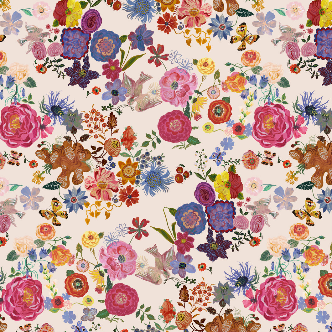 Pastoral Symphony - Folk Dream - Peach - 1/2yd