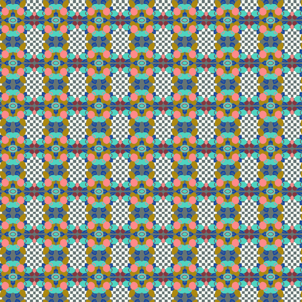 Pastoral Symphony - The Breakfast Table - Pinky - 1/2yd