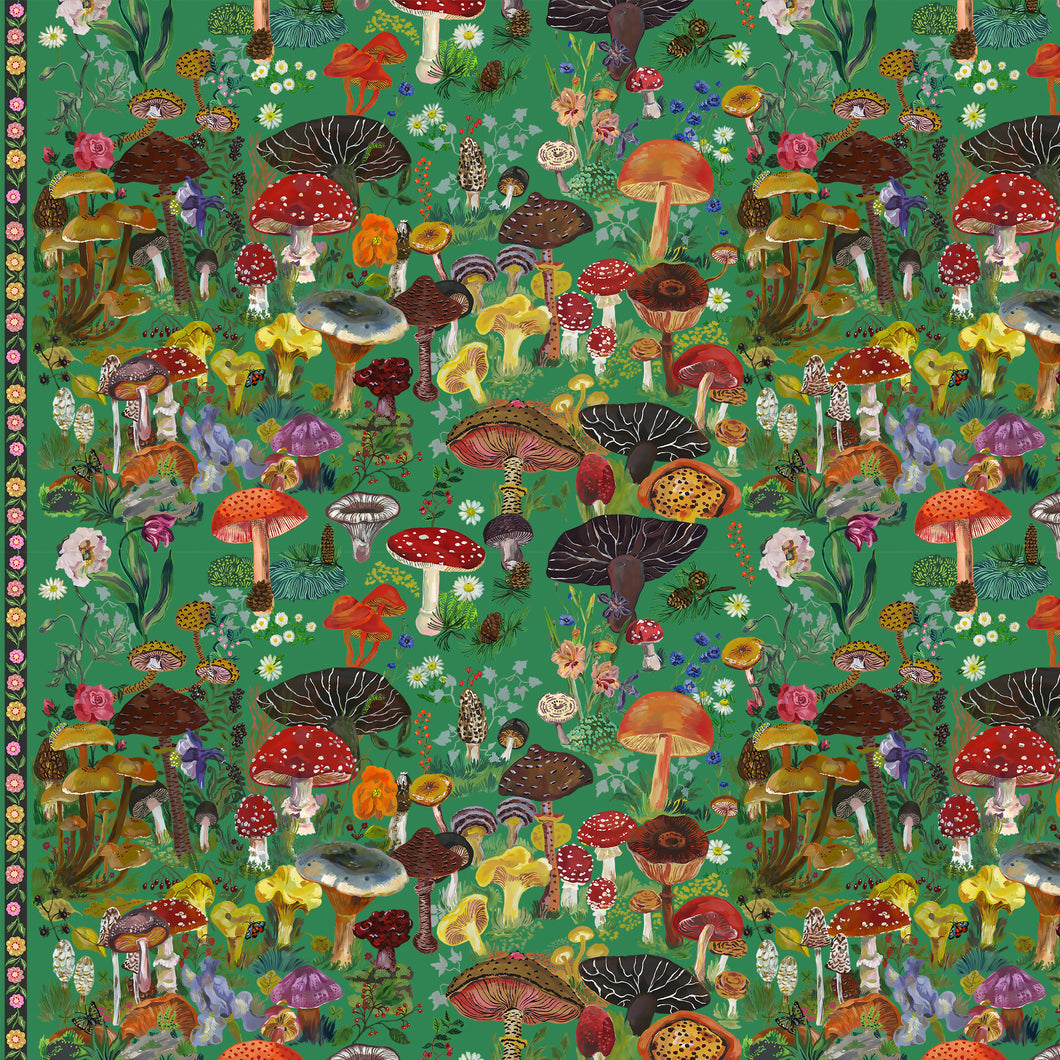 Pastoral Symphony - Magic Mushrooms - Mousse- 1/2yd