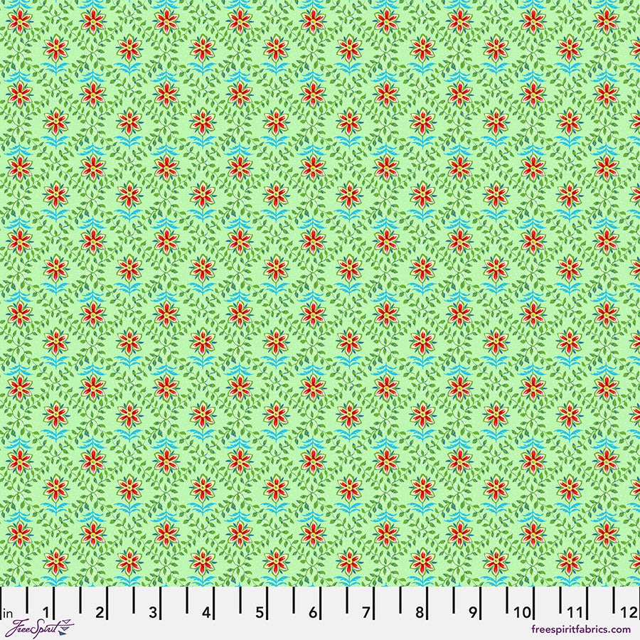 Festival - Diamonds - Green - 1/2yd