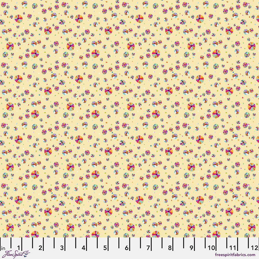 Festival - Candy - Cream - 1/2yd