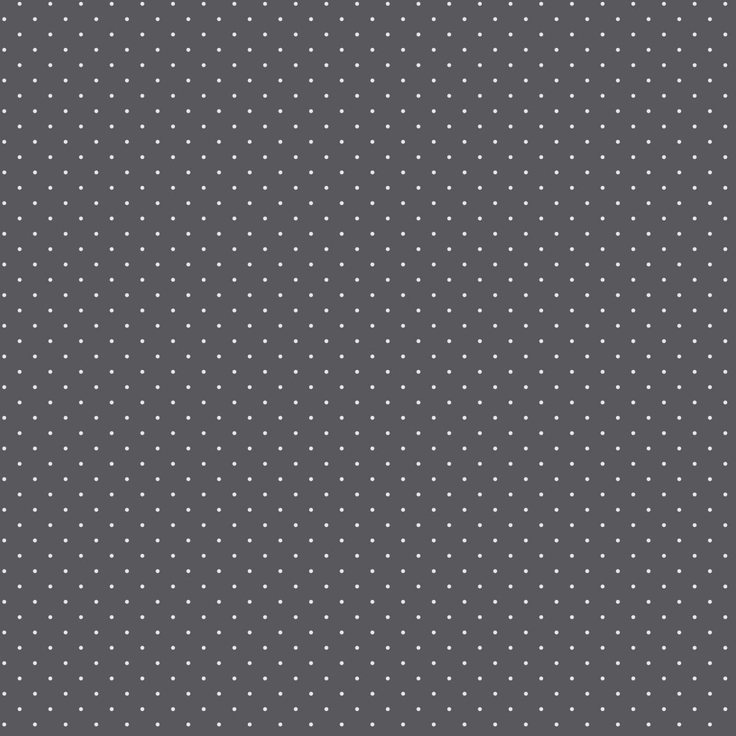Tula Pink True Colors Graywork - Tiny Dots - Carbon  - 1/2yd