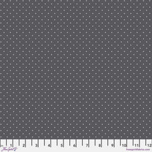Load image into Gallery viewer, Tula Pink True Colors Graywork - Tiny Dots - Carbon  - 1/2yd
