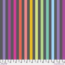 Load image into Gallery viewer, Tula Pink True Colors Graywork - Disco Stripe - Carbon - 1/2yd

