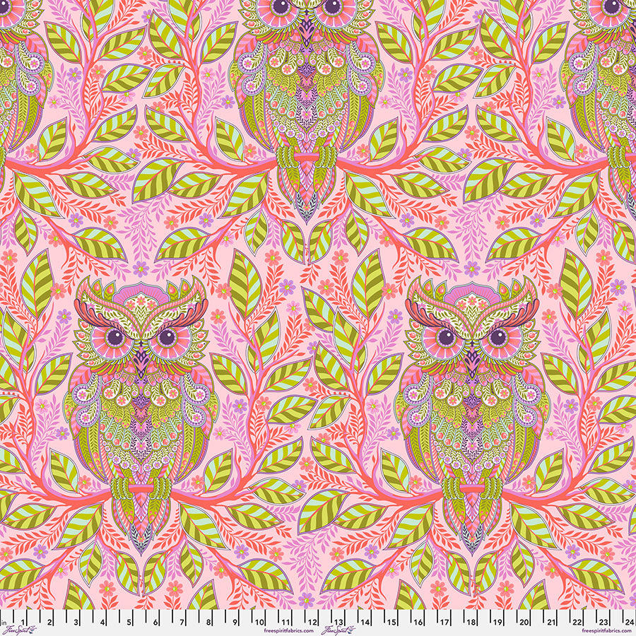 Tula Pink Full Moon Forest II - Hootie Patootie - Honey - 1/2 yd