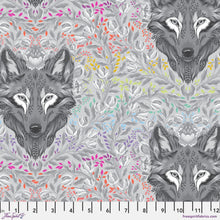 Load image into Gallery viewer, Tula Pink Graywork - Wolf of Pink Street - Fog - 1/2yd
