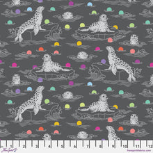 Load image into Gallery viewer, Tula Pink Graywork - Seal the Deal - Carbon - 1/2yd
