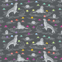 Load image into Gallery viewer, Tula Pink Graywork - Seal the Deal - Carbon - 1/2yd
