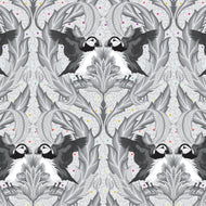 Tula Pink Graywork - Huffin & Puffin - Whisper - 1/2yd
