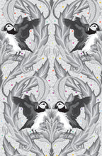 Load image into Gallery viewer, Tula Pink Graywork - Huffin &amp; Puffin - Whisper - 1/2yd
