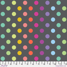 Load image into Gallery viewer, Tula Pink True Colors Graywork - Disco Poms - Carbon - 1/2yd
