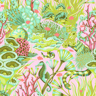Floral Reef - Reef What You Sew - Coralline - 1/2yd