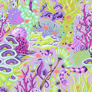 Floral Reef - Reef What You Sew - Ultraviolet - 1/2yd