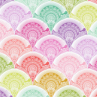 Prince Charming Déjà Vu - Snail Scallop - Sugar Rush - 1/2yd