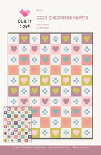 Load image into Gallery viewer, Cozy Checkered Hearts Quilt Pattern
