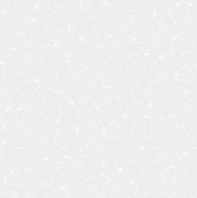 Load image into Gallery viewer, Spooky Ghosts White on White - 1/2yd
