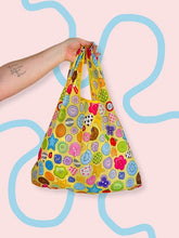 Load image into Gallery viewer, Cute As A Button Folding Shopper Tote
