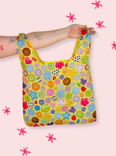 Load image into Gallery viewer, Cute As A Button Folding Shopper Tote
