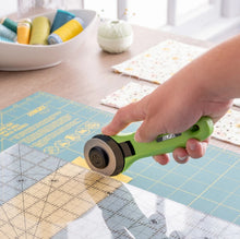 Load image into Gallery viewer, OLFA 45mm Quick-Change Rotary Cutter Lime
