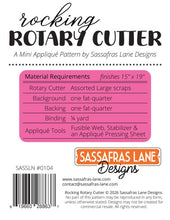 Load image into Gallery viewer, Rocking Rotary Cutter Pattern

