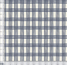 Load image into Gallery viewer, Be Your Best Elf - Holiday Plaid - Peacoat - 1/2yd
