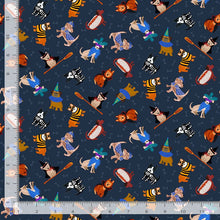 Load image into Gallery viewer, Howloween - Halloweenie - Eclipse - 1/2yd
