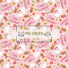 Load image into Gallery viewer, Jingle All The Way - Milk &amp; Cookies - Peach - 1/2yd - PREORDER - JULY 2026
