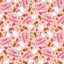 Load image into Gallery viewer, Jingle All The Way - Milk &amp; Cookies - Peach - 1/2yd - PREORDER - JULY 2026
