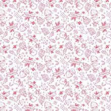 Load image into Gallery viewer, Jingle All The Way - Holly Jolly - White - 1/2yd - PREORDER - JULY 2026
