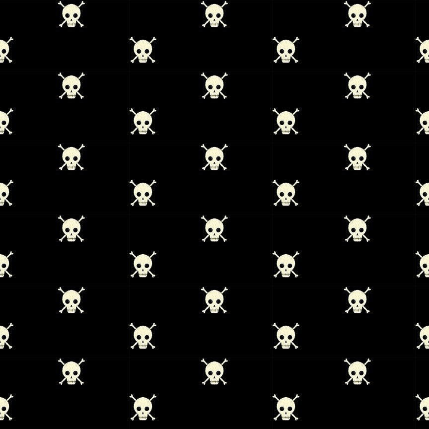 Boo! - Black Skull & Bones
