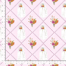 Load image into Gallery viewer, Ghouls Night Out - Boo-Quet - Pink - 1/2yd
