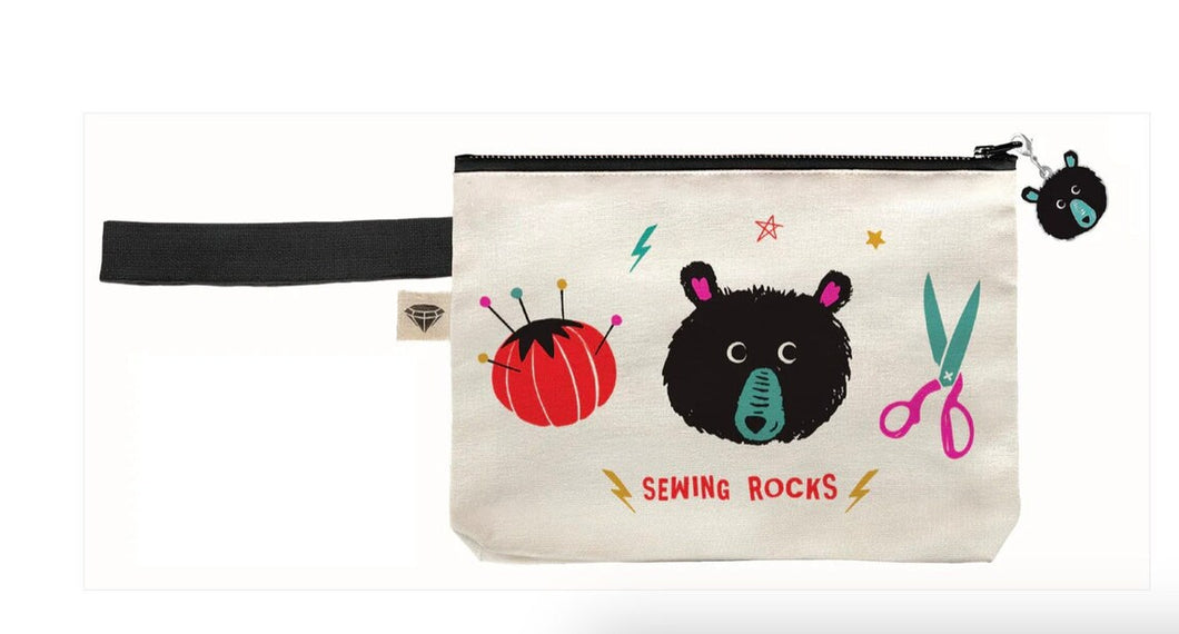 Sewing Rocks Pouch