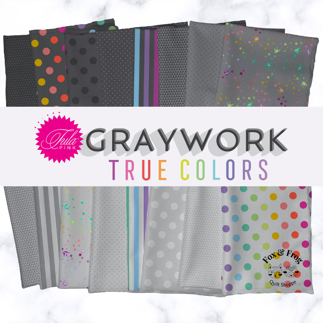 Tula Pink Graywork True Colors - Bundle